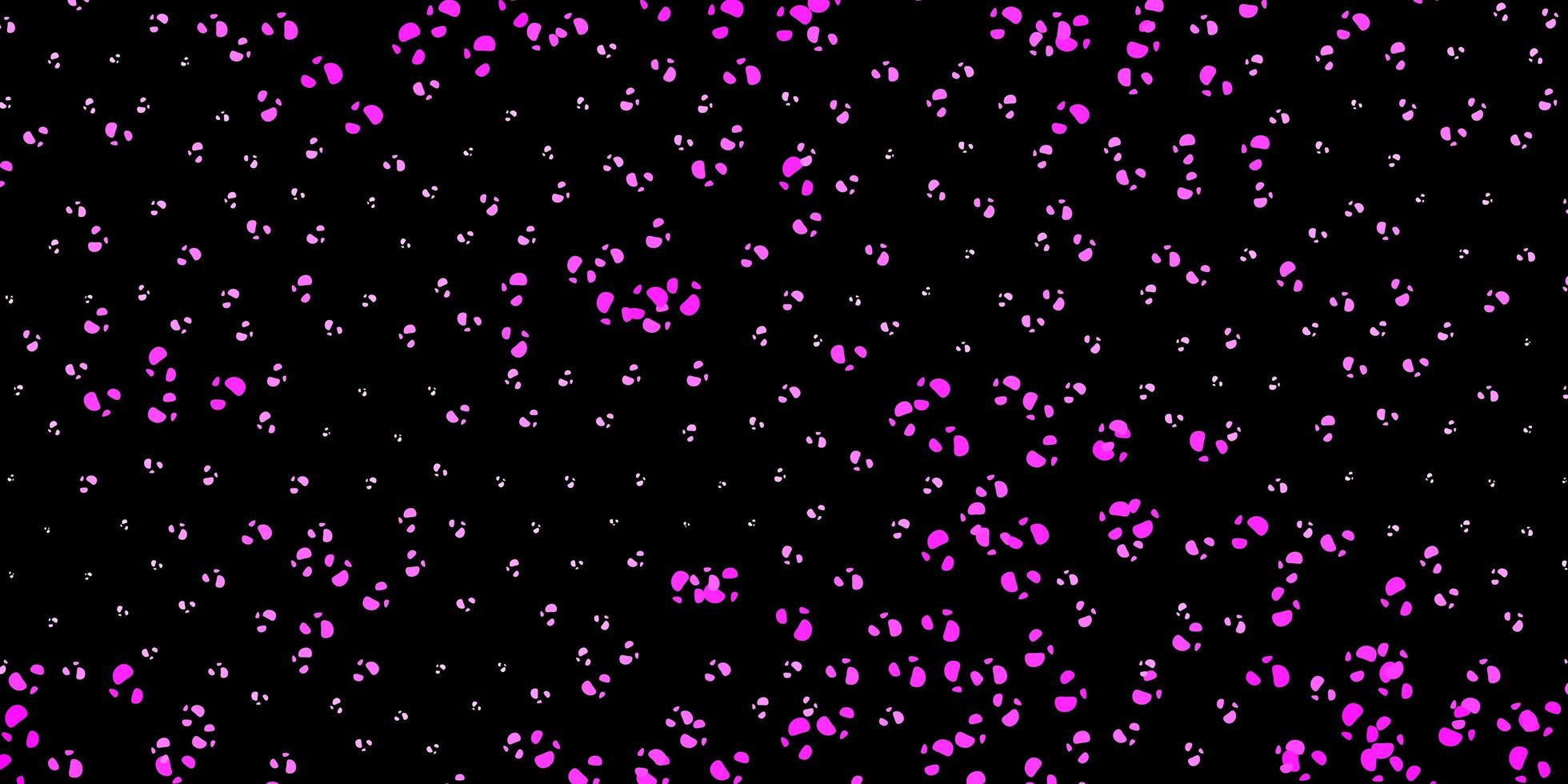 sfondo vettoriale rosa scuro con forme caotiche.