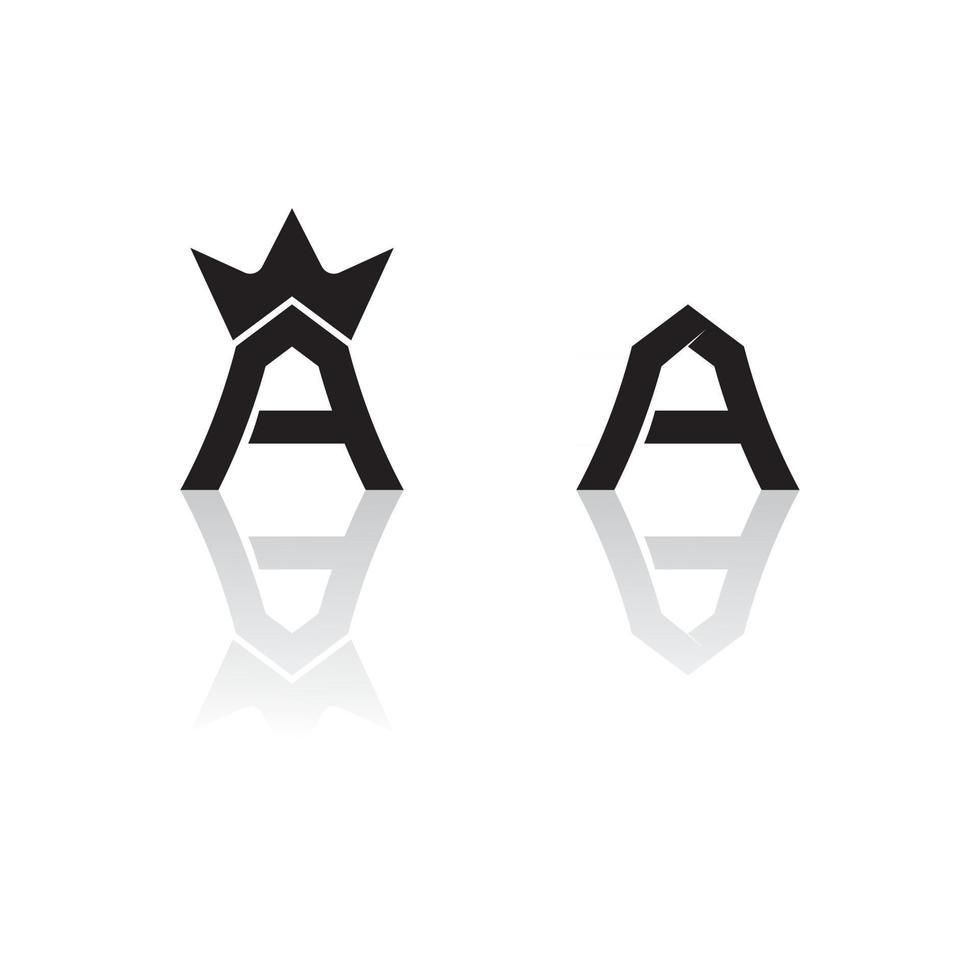 una lettera logo modello logo design vettore un carattere e una lettera per il logo aziendale e l'identità