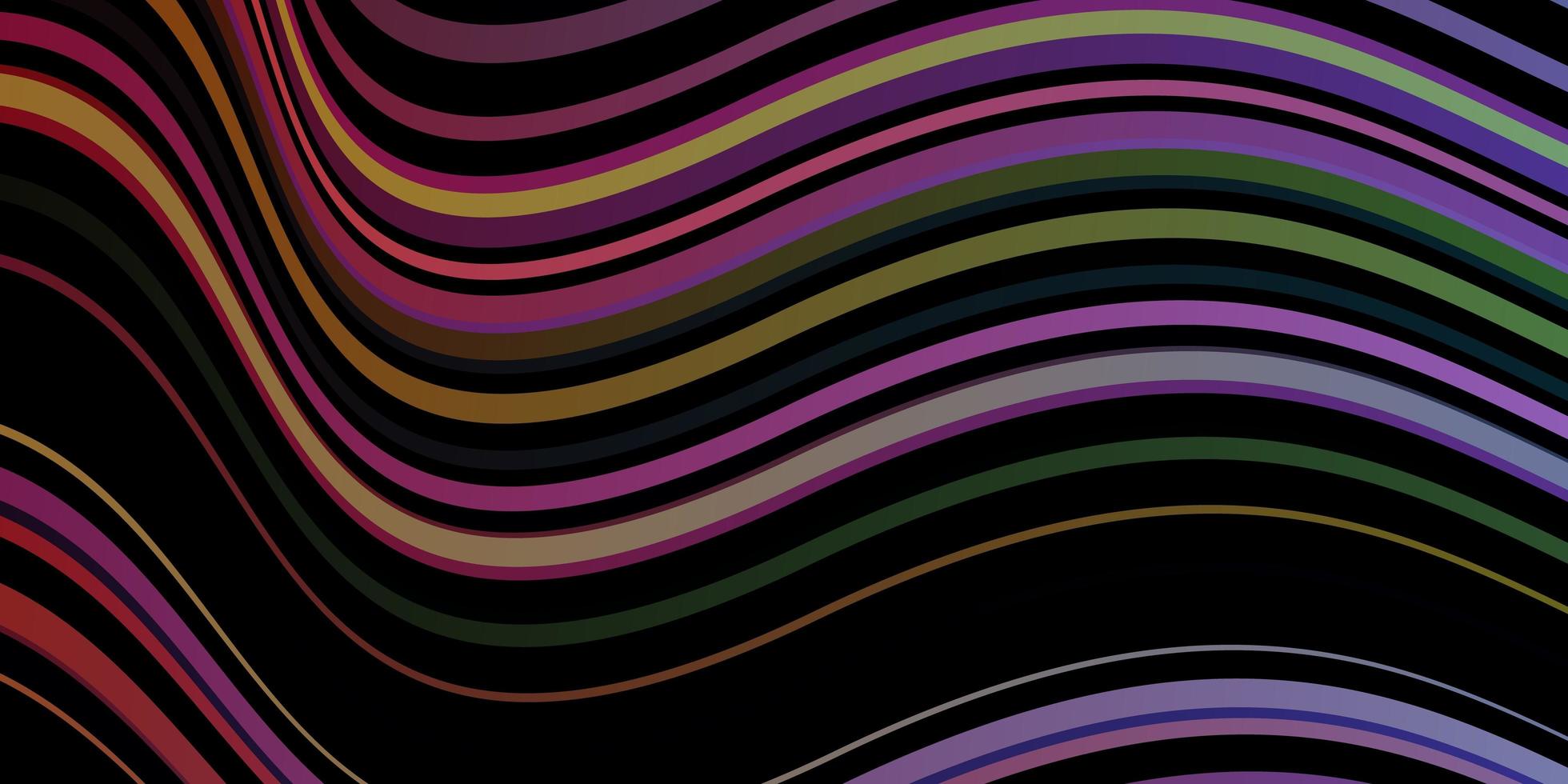 layout vettoriale multicolore scuro con arco circolare.