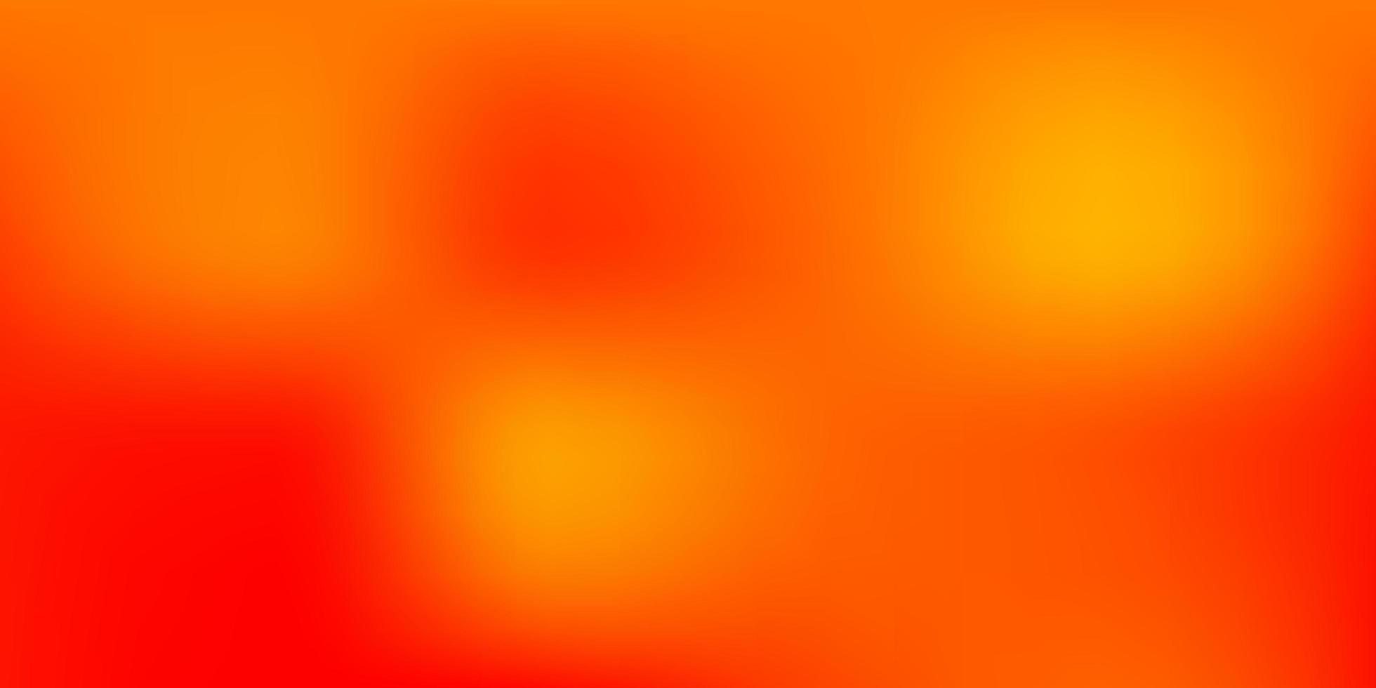 disegno di sfocatura vettoriale arancione chiaro.