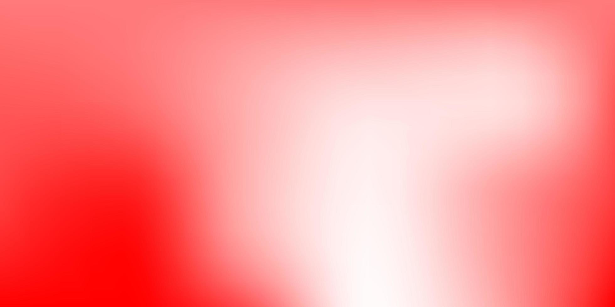 sfondo sfocato sfumato vettoriale rosso chiaro.