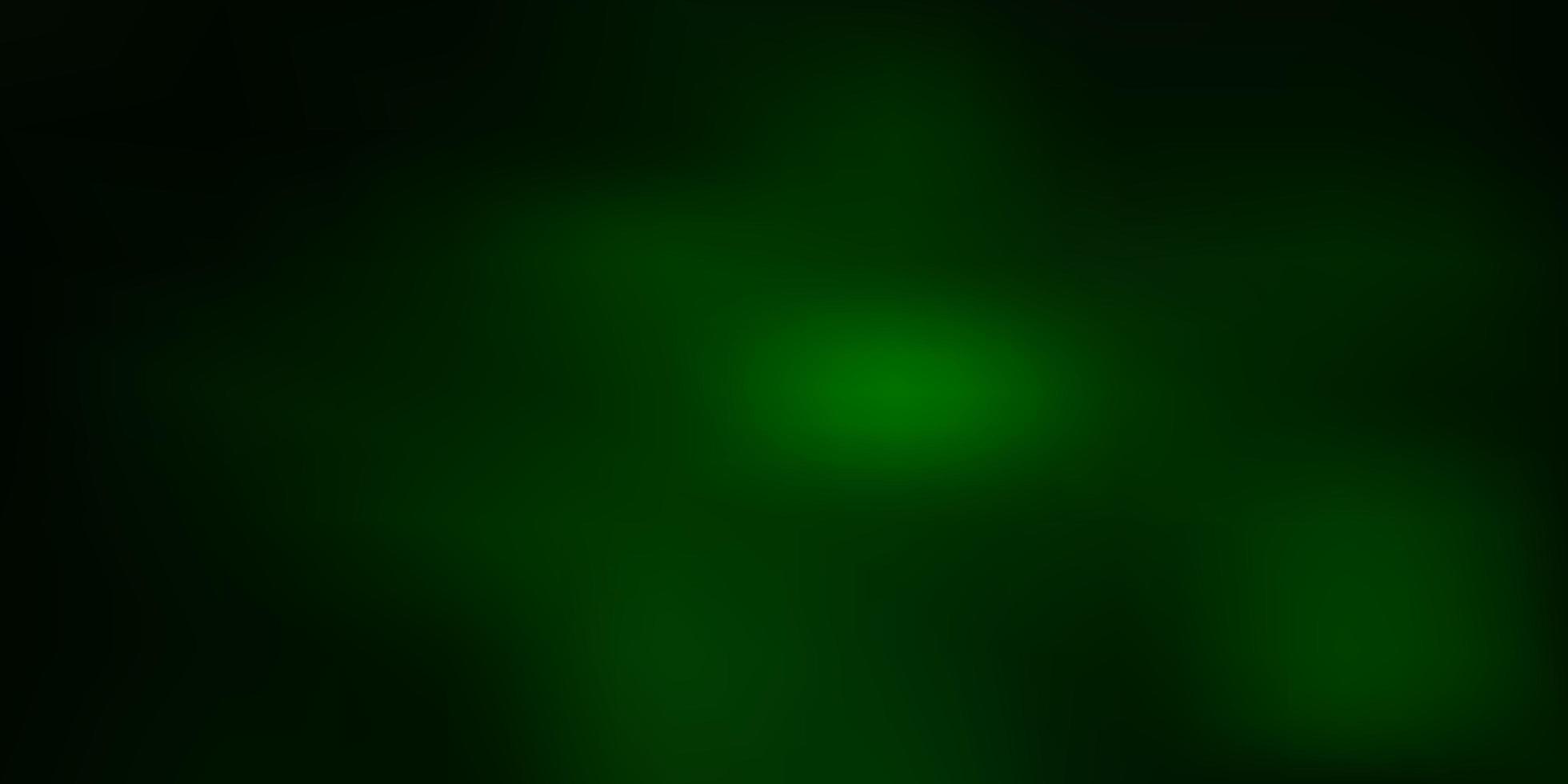 modello di sfocatura sfumata vettoriale verde scuro.