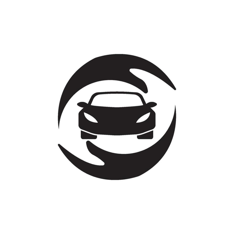 auto controllo icona, logo illustrazione vettore design modello