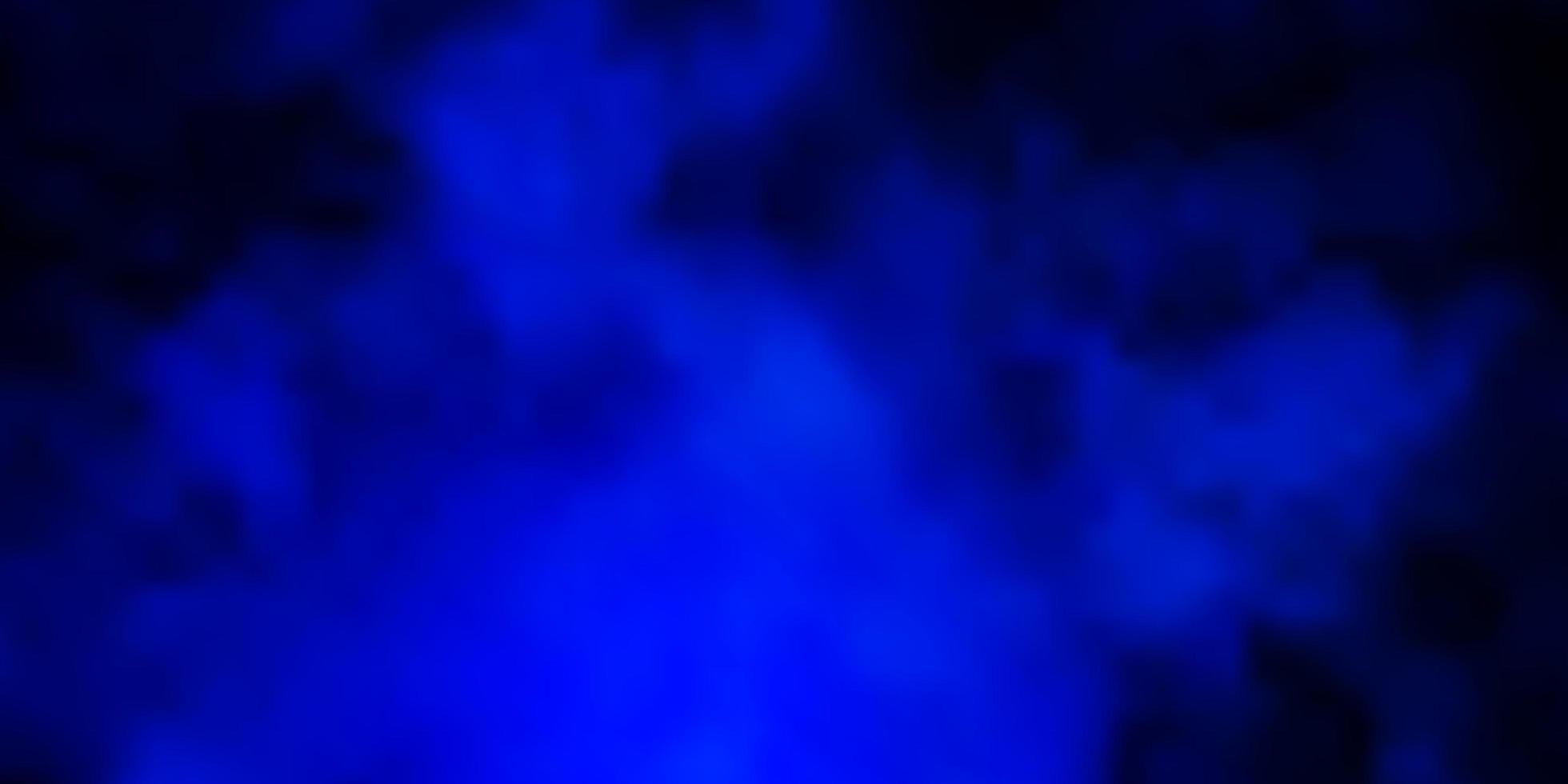 sfondo vettoriale blu scuro con cumulo.