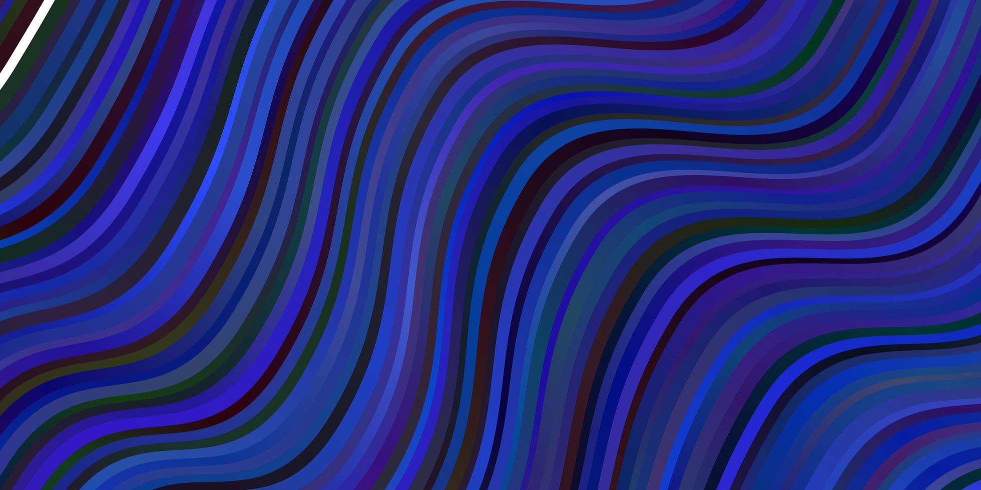 trama vettoriale blu scuro con arco circolare.