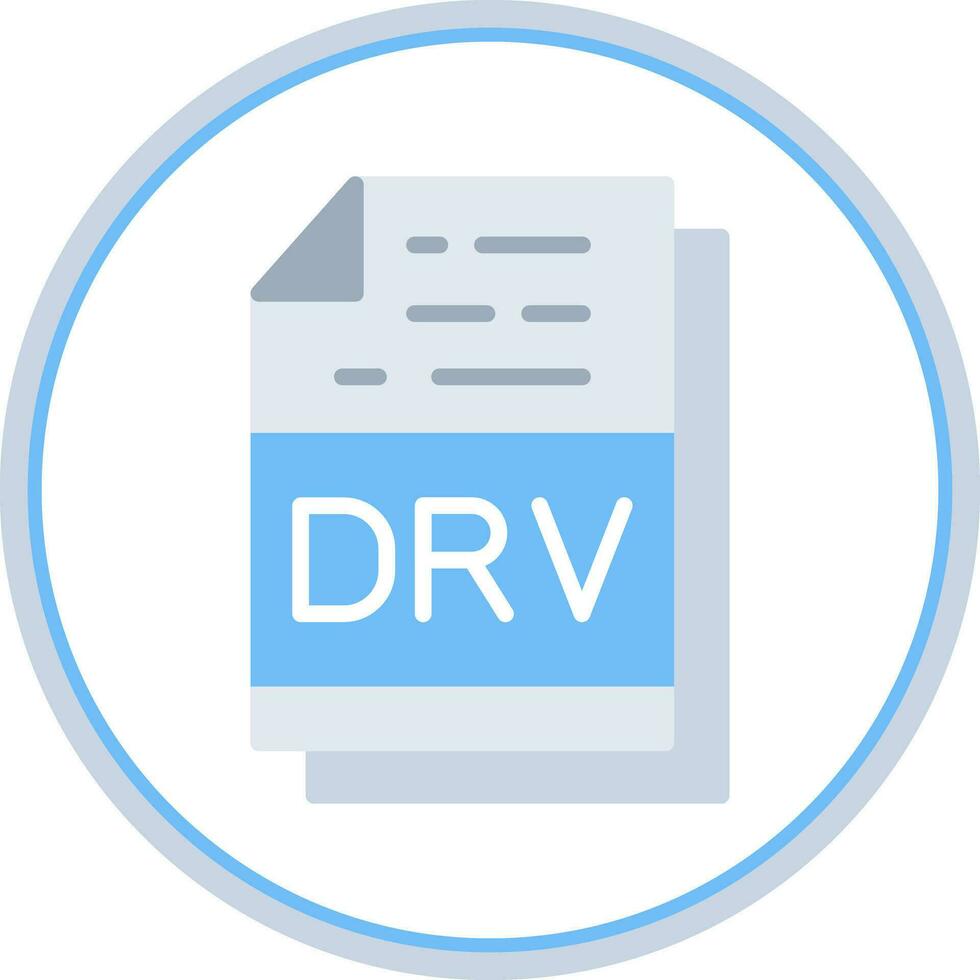 drv file formato vettore icona design