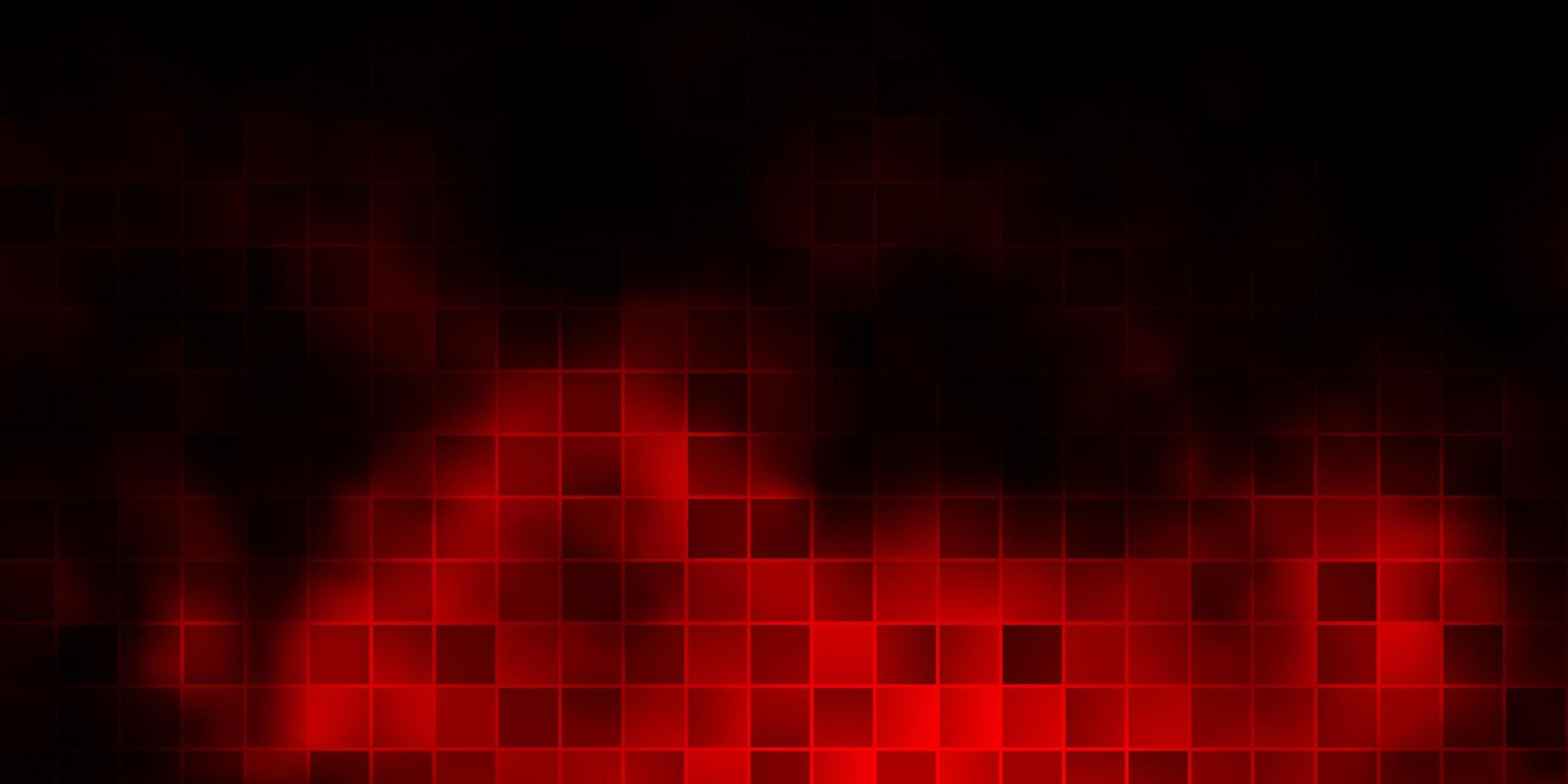 trama vettoriale rosso scuro in stile rettangolare.