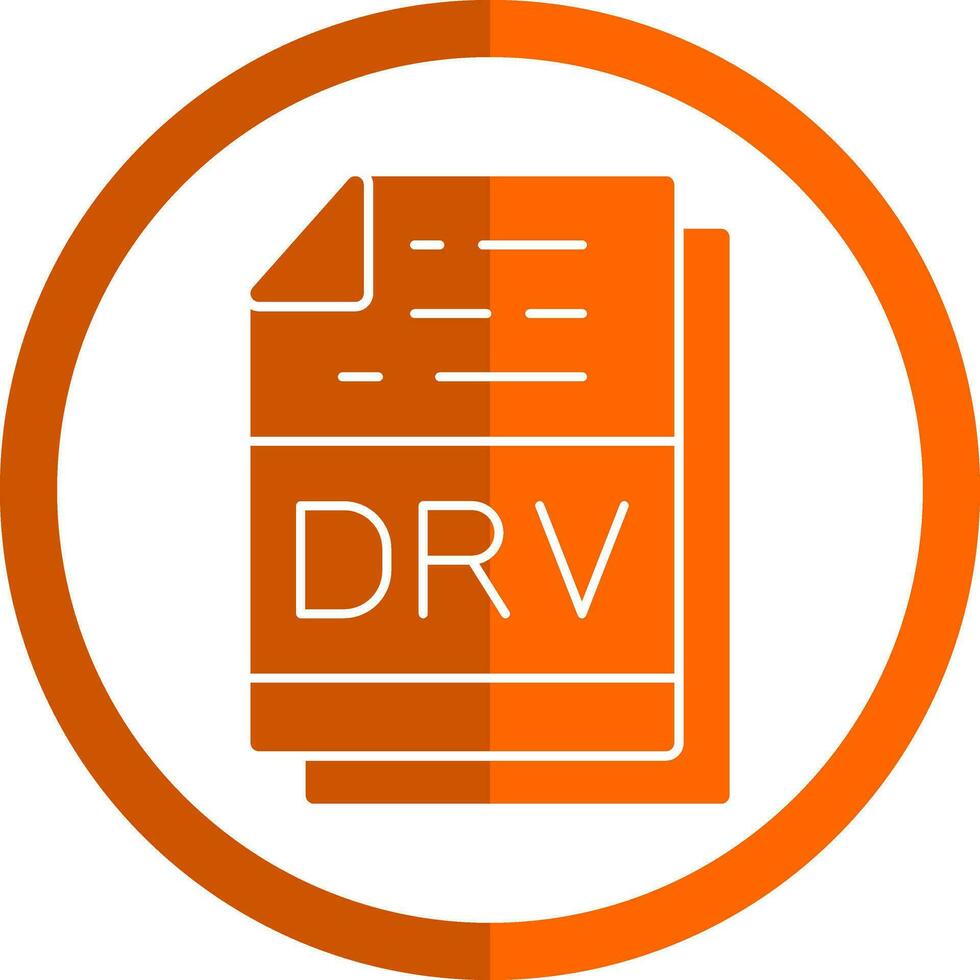 drv file formato vettore icona design