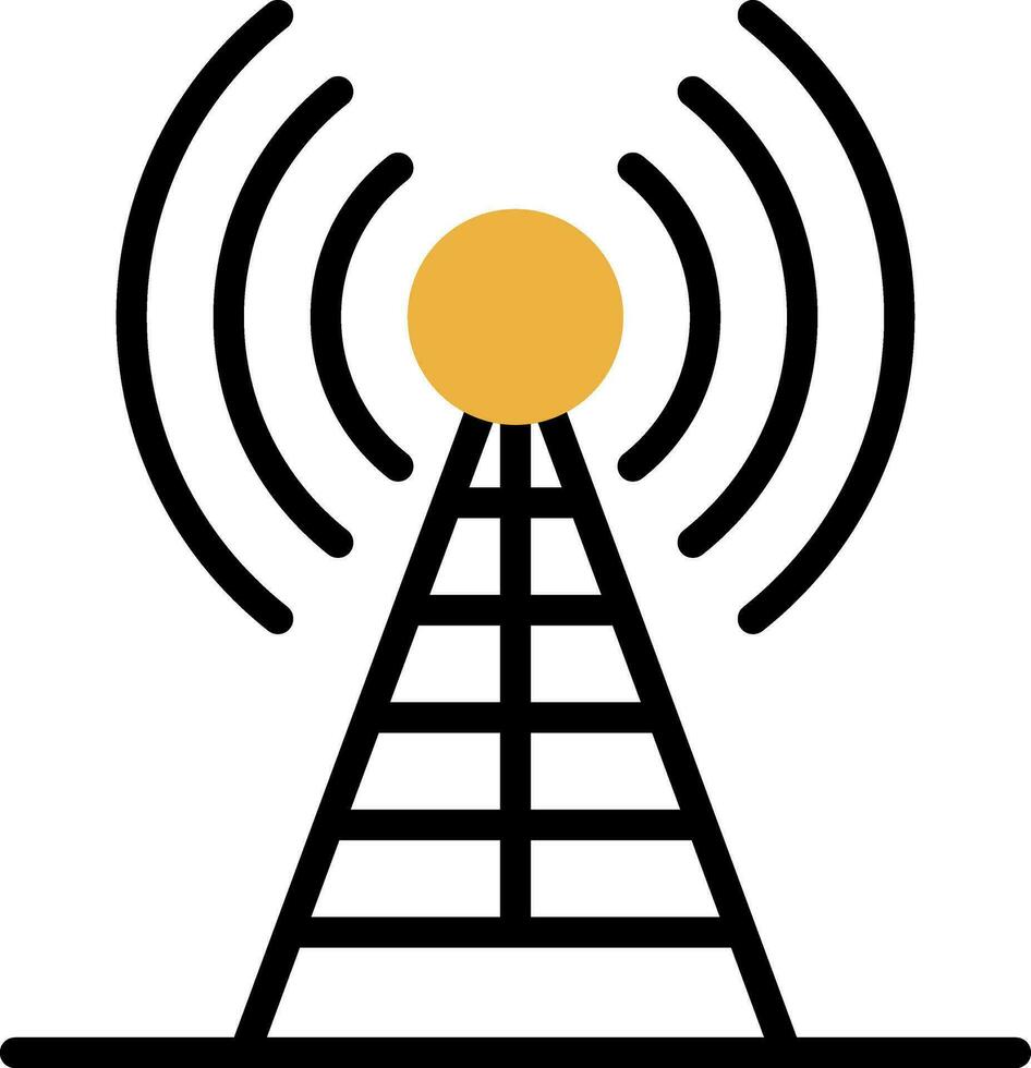 Radio antenna vettore icona design