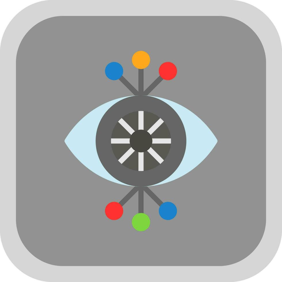 informatica occhio vettore icona design