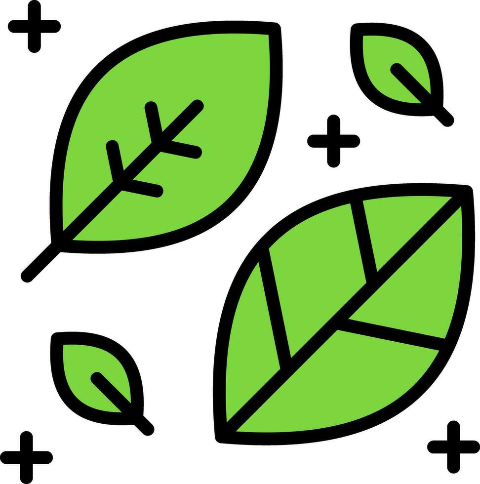 le foglie vettore icona design