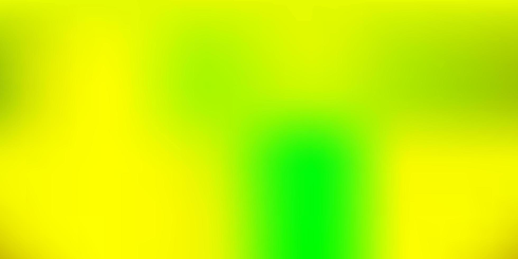 sfondo sfocato sfumato vettoriale verde chiaro, giallo.