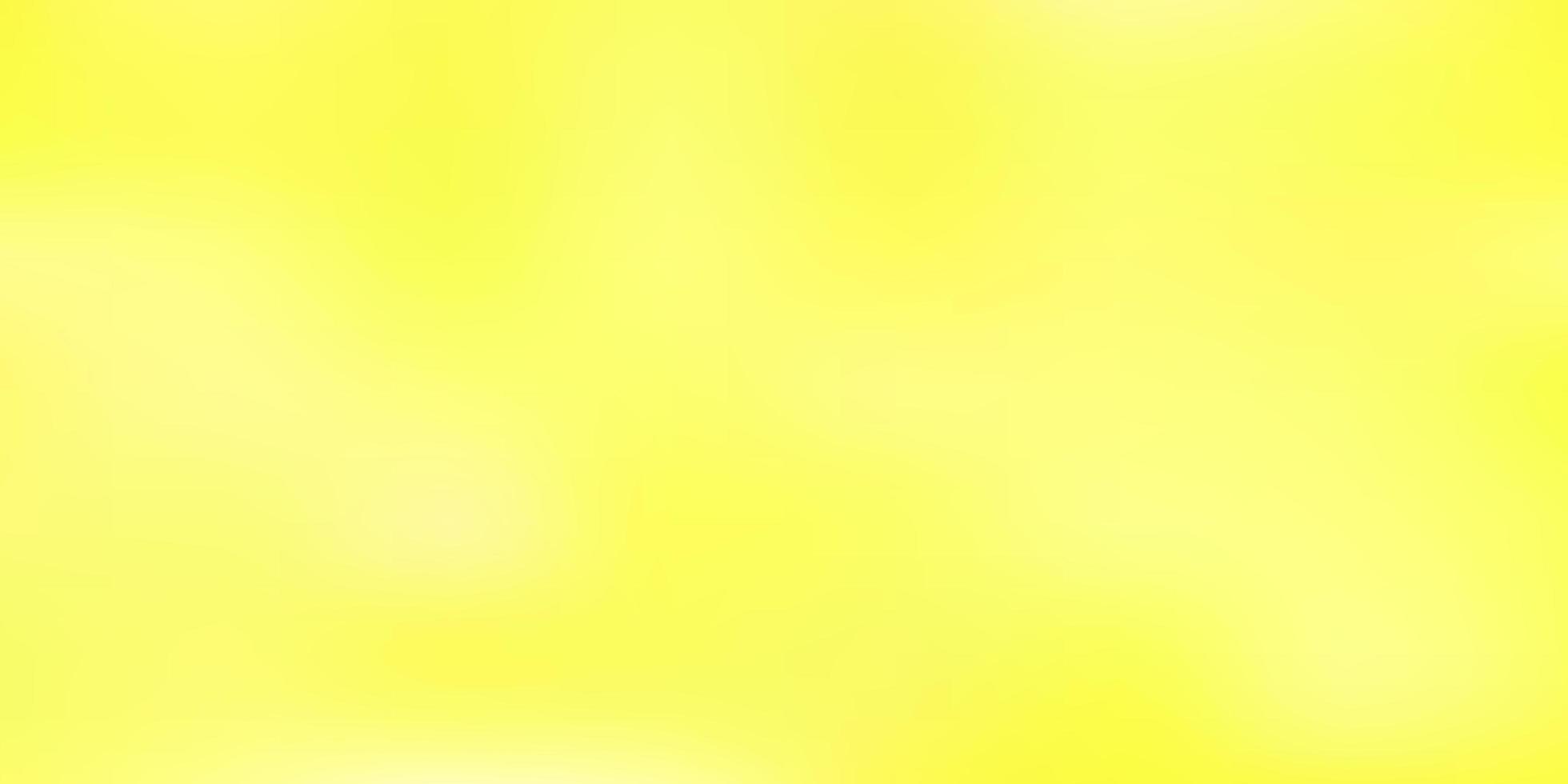 modello di sfocatura astratta vettoriale giallo chiaro.