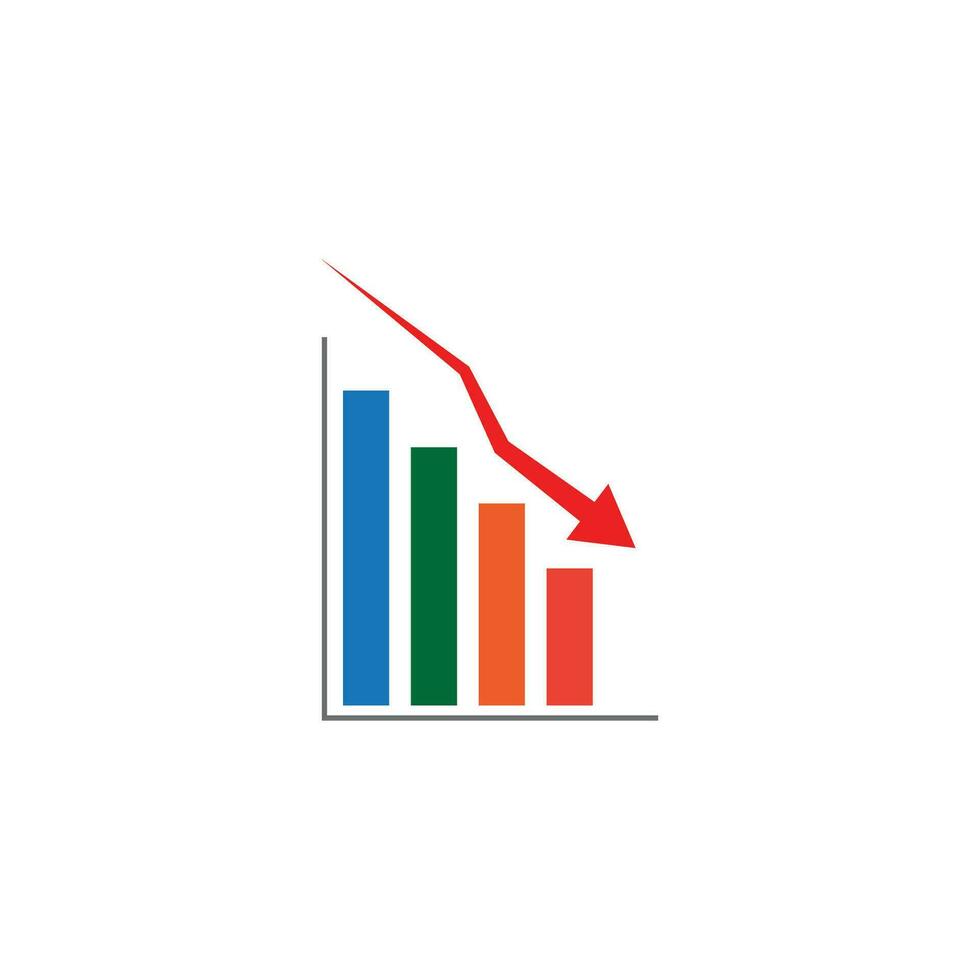 attività commerciale finanza logo modello vettore