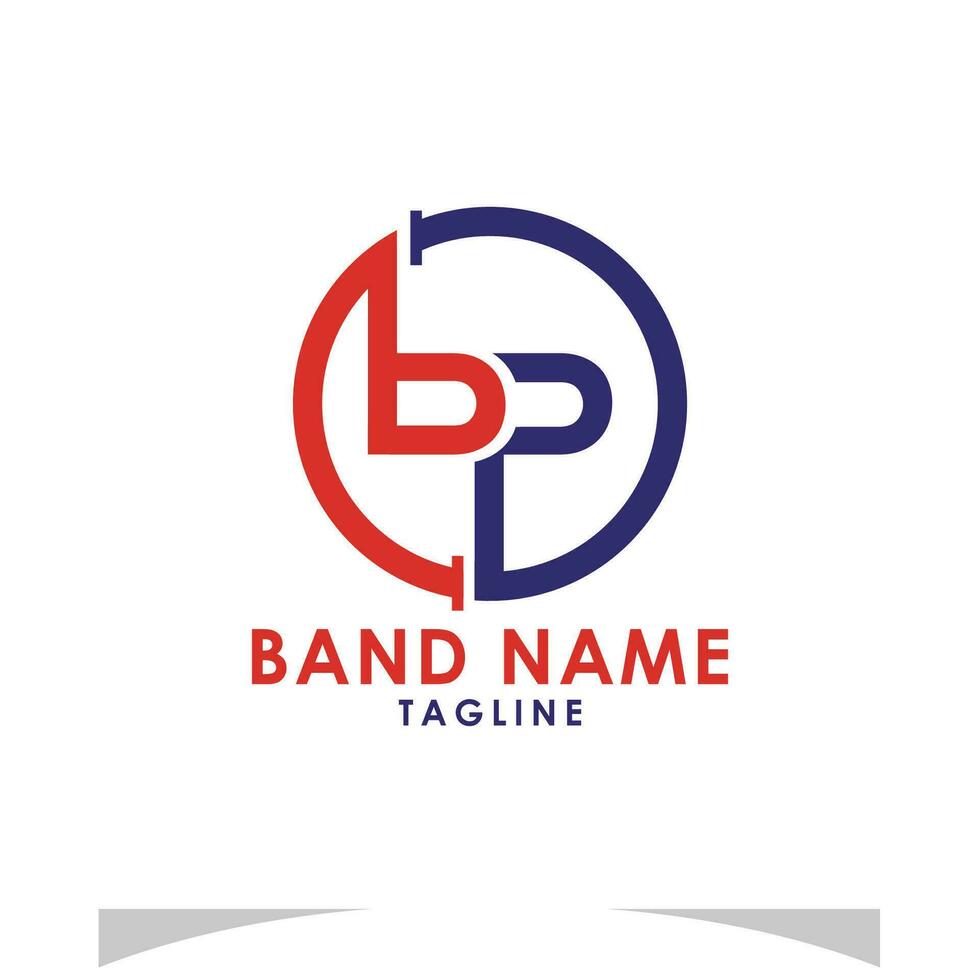 design del logo bp vettore
