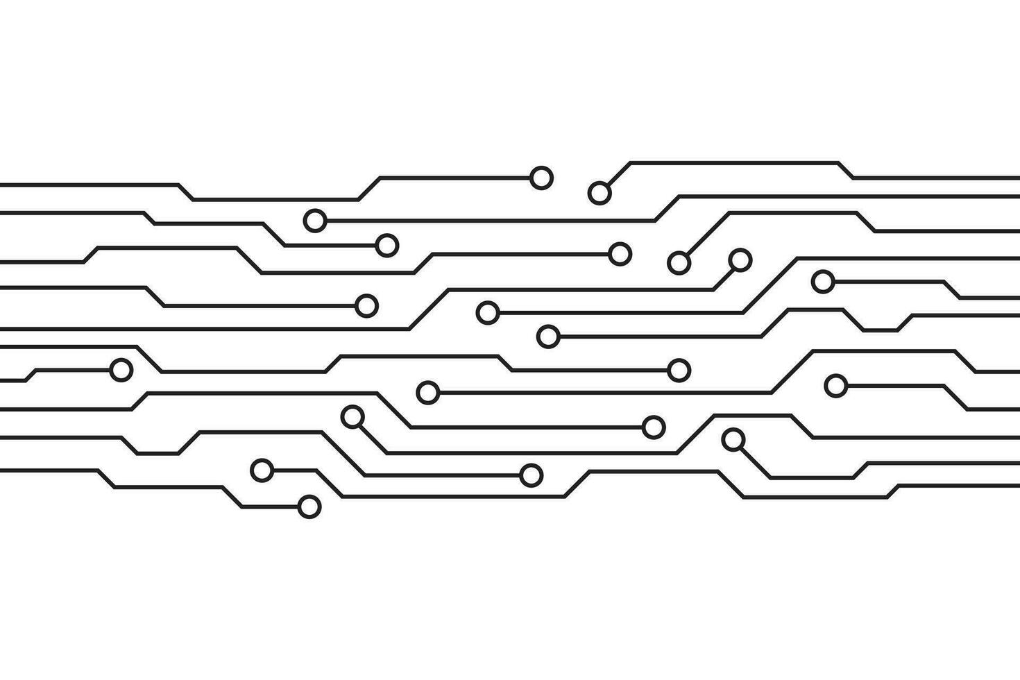 astratto futuristico circuito tavola tecnologia sfondo. circuito tavola con vario tecnologia elementi. vettore