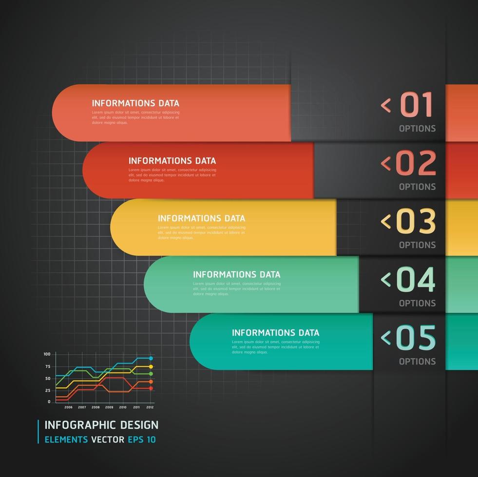 vettore di progettazione infografica