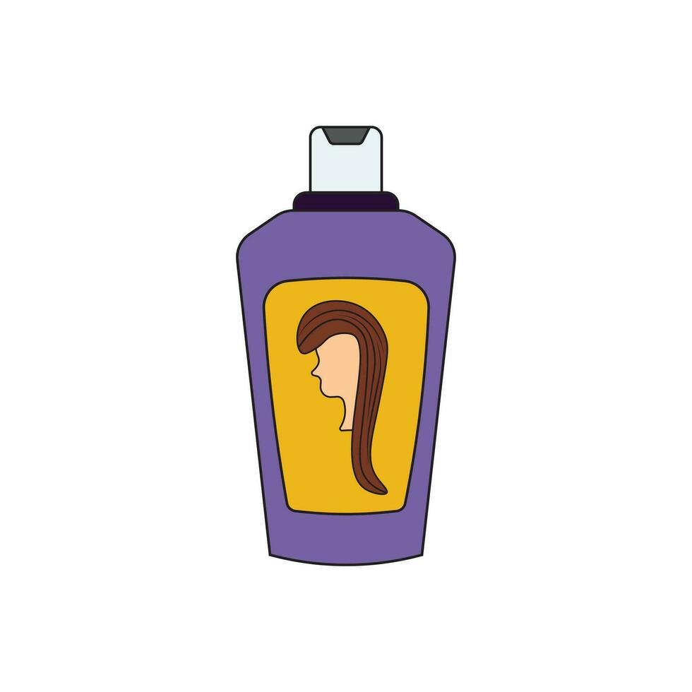 cartone animato vettore illustrazione shampoo icona nel scarabocchio stile