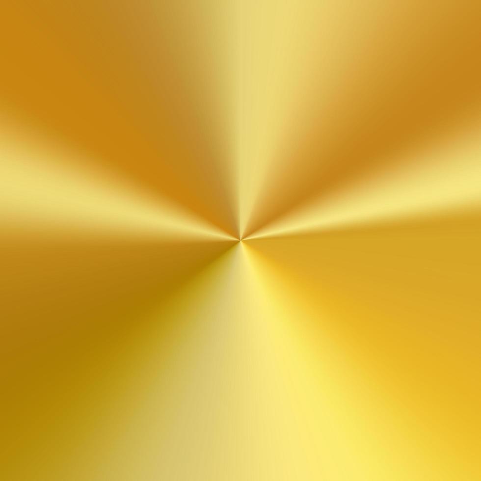 struttura lucida radiale metallo dorato vettore