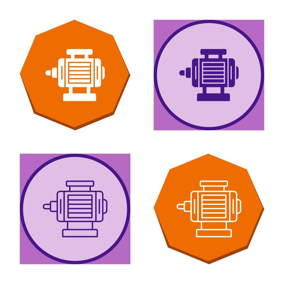 elettrico il motore vettore icona