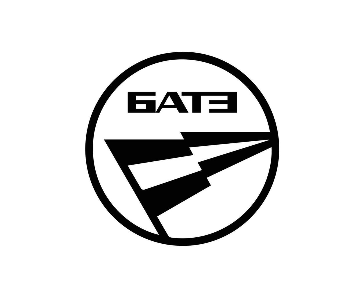 fk bat Borisov simbolo club logo nero bielorussia lega calcio astratto design vettore illustrazione