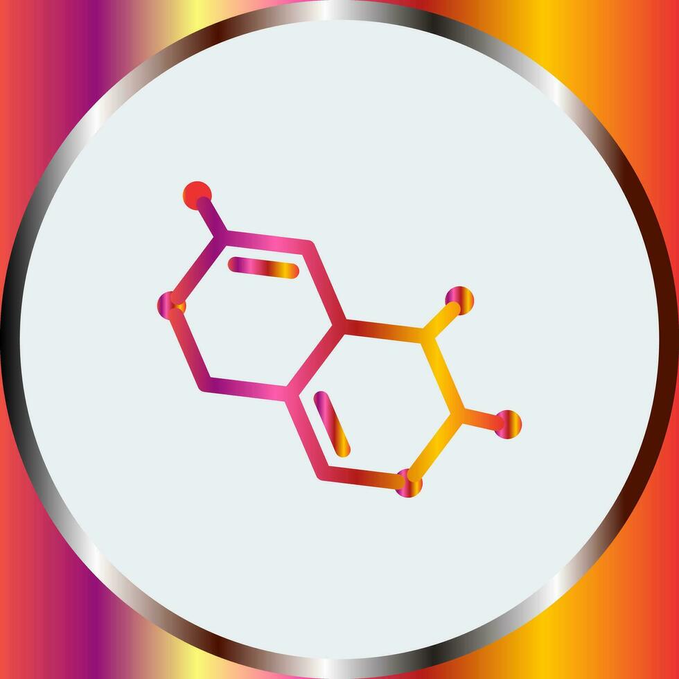 icona del vettore della molecola