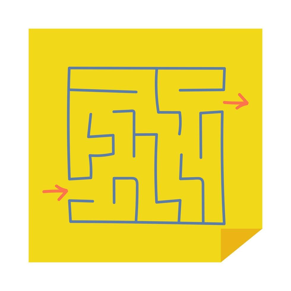 labirinto per bambini. puzzle per bambini. enigma del labirinto. vettore