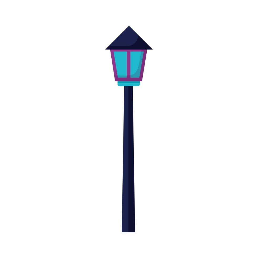 disegno vettoriale dell'icona della lampada del parco