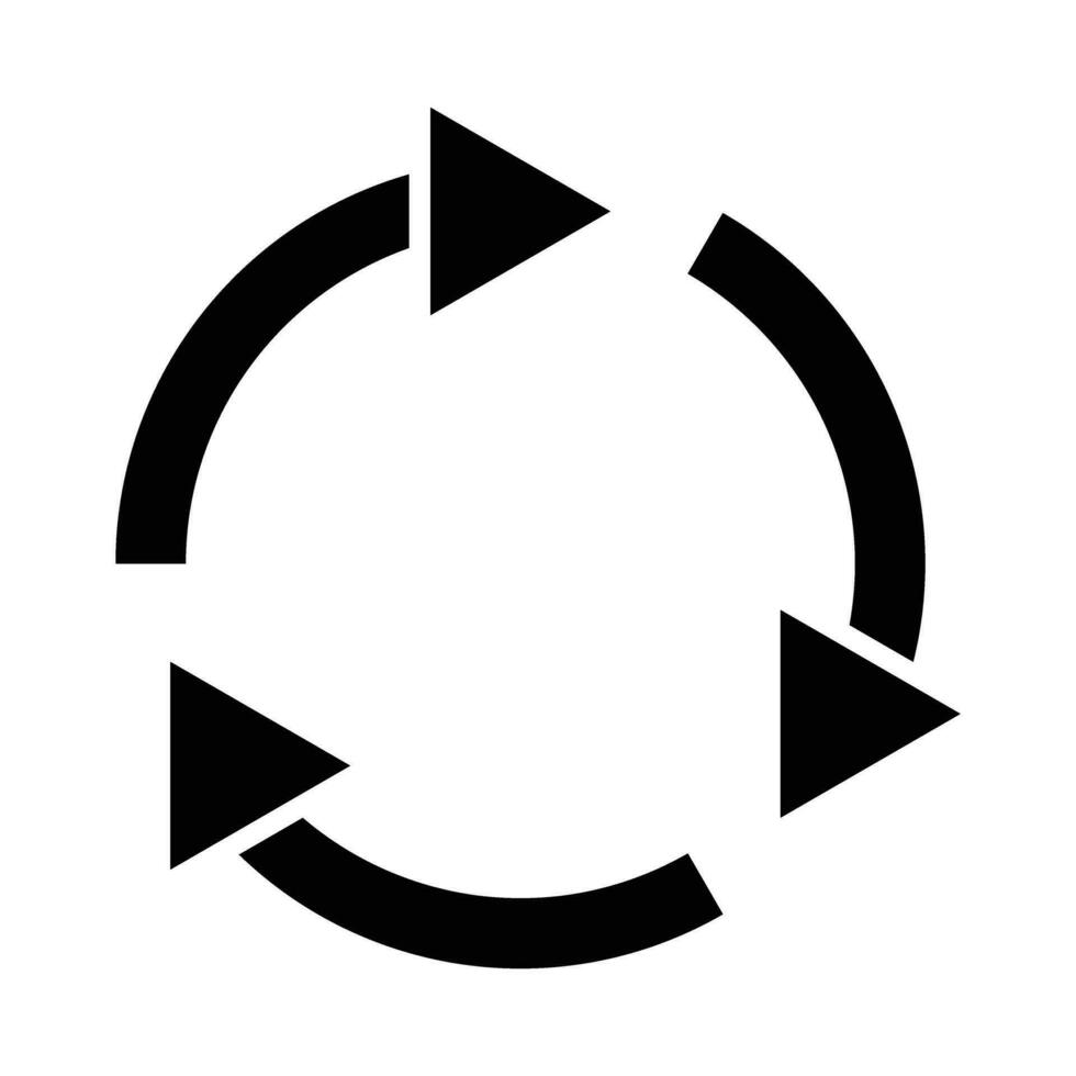 riciclare vettore glifo icona per personale e commerciale uso.