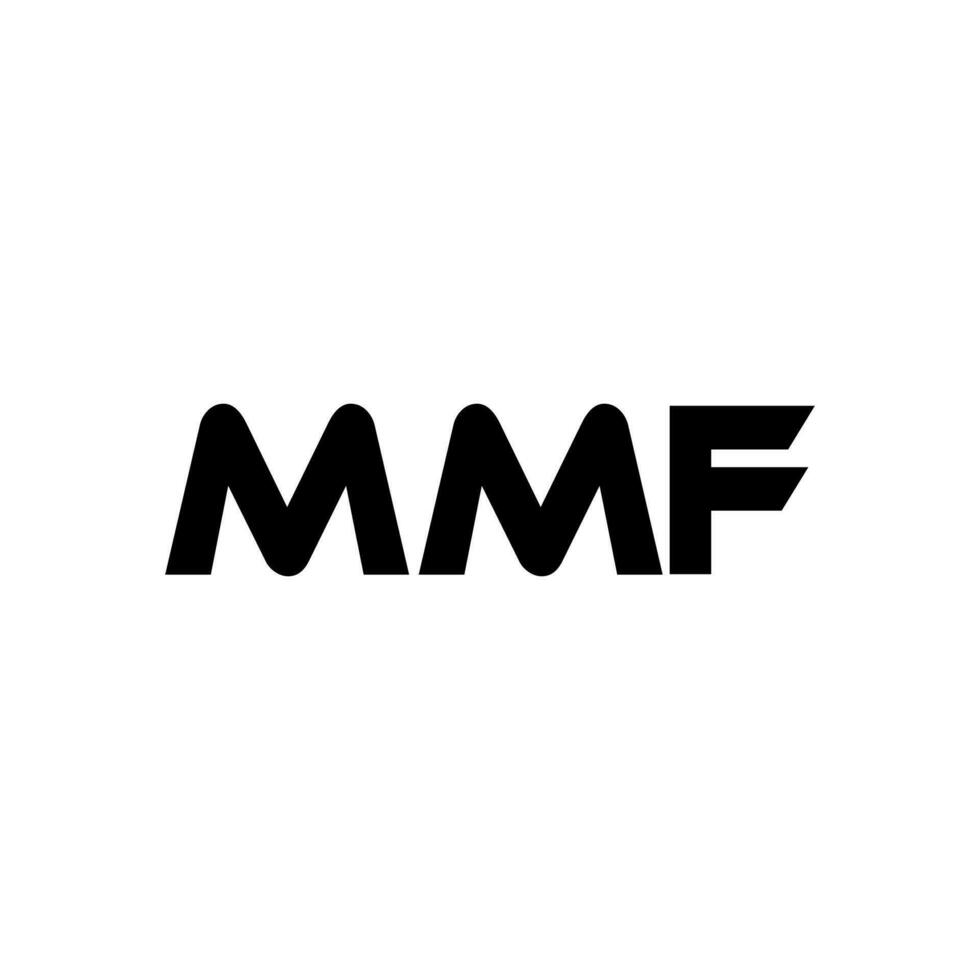 mmf lettera logo disegno, ispirazione per un' unico identità. moderno eleganza e creativo design. filigrana il tuo successo con il Impressionante Questo logo. vettore