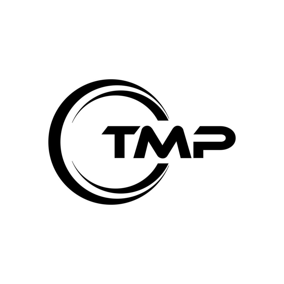 tmp lettera logo disegno, ispirazione per un' unico identità. moderno eleganza e creativo design. filigrana il tuo successo con il Impressionante Questo logo. vettore