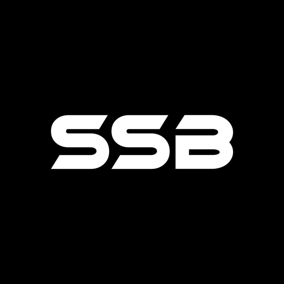 ssb lettera logo disegno, ispirazione per un' unico identità. moderno eleganza e creativo design. filigrana il tuo successo con il Impressionante Questo logo. vettore