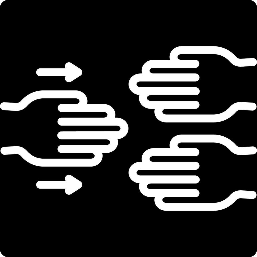 solido icona per collaboratore vettore