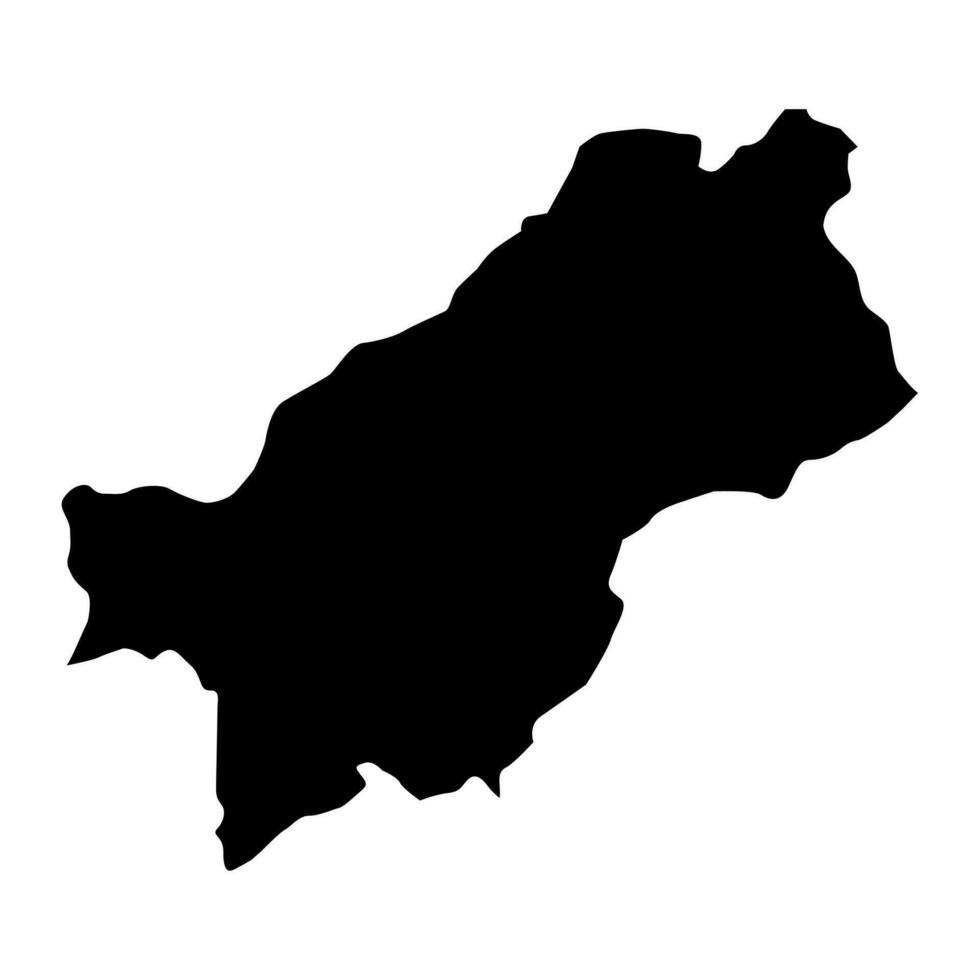 paktia Provincia carta geografica, amministrativo divisione di afghanistan. vettore