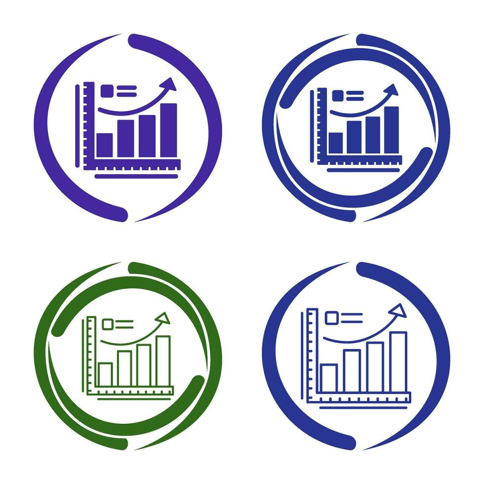 crescita grafico vettore icona