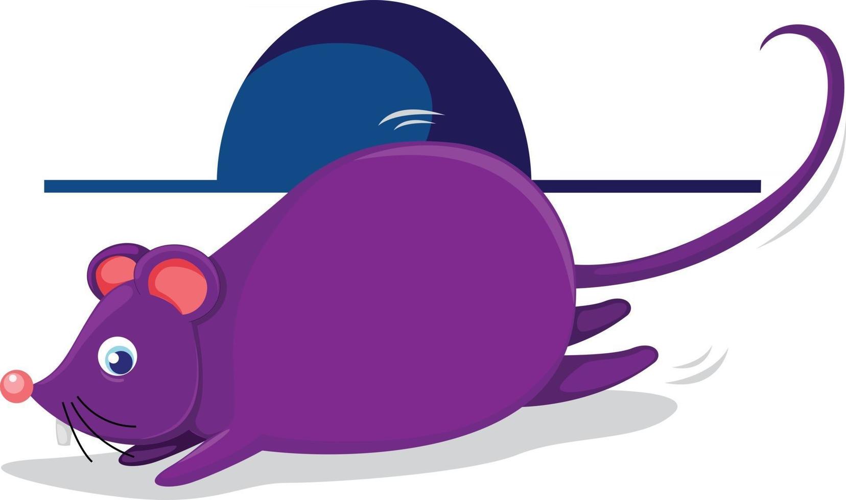 illustrazione vettoriale di ratto