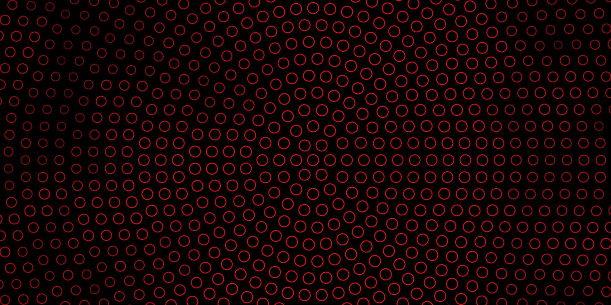 modello vettoriale rosso scuro con cerchi.
