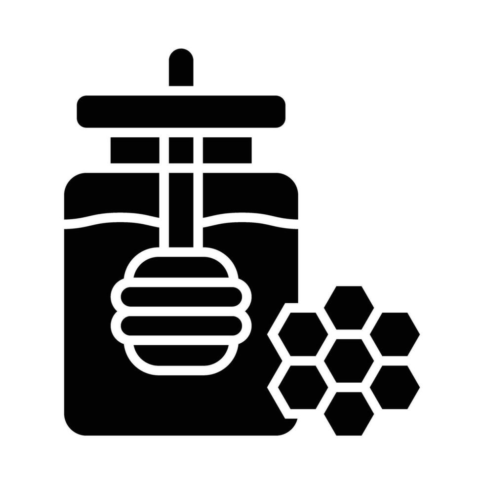 miele vettore glifo icona per personale e commerciale uso.