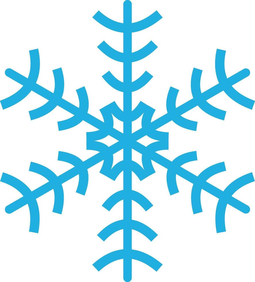 fiocco di neve icona modificabile vettore su bianca sfondo