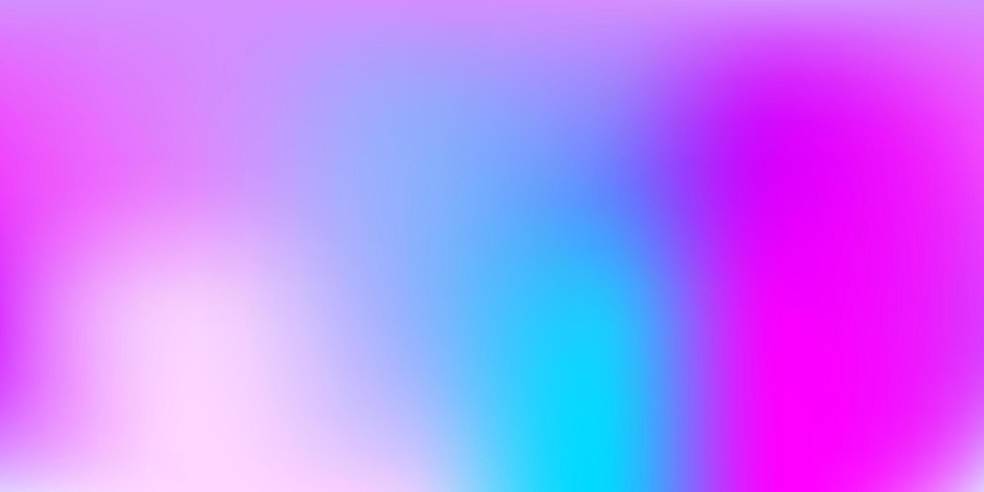 sfondo sfocato sfumato vettoriale rosa chiaro, blu.