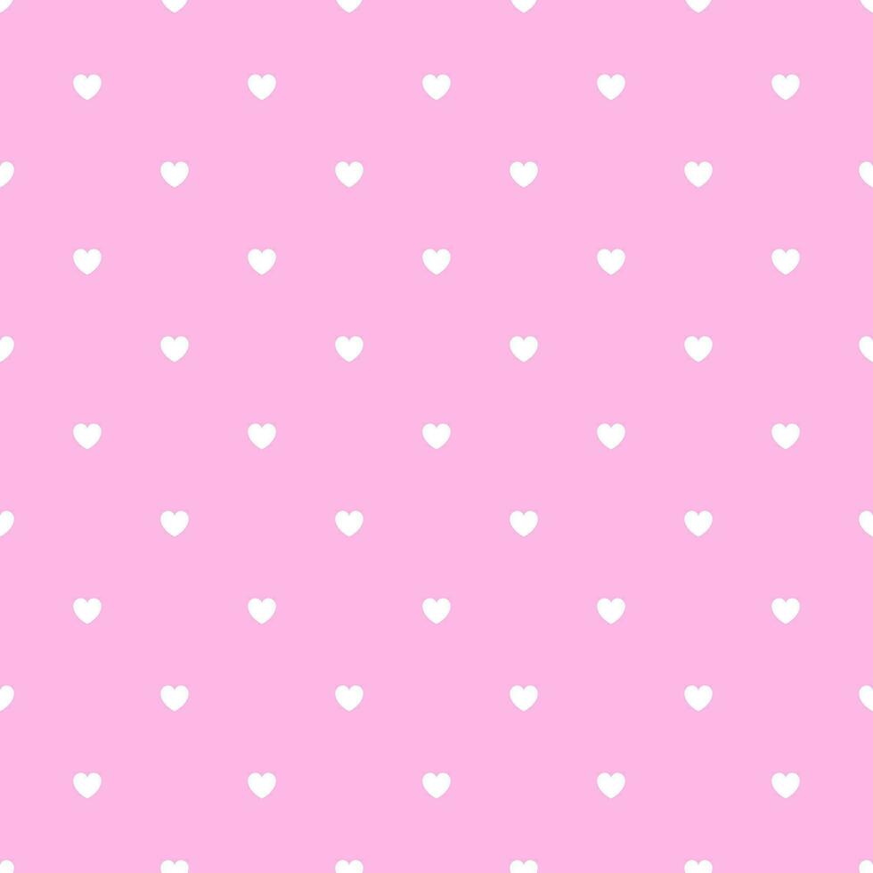 romantico rosa senza soluzione di continuità polka cuore vettore modello sfondo per San Valentino giorno febbraio 14, 8 marzo, La madre di giorno, matrimonio, nascita celebrazione. bello elegante design.