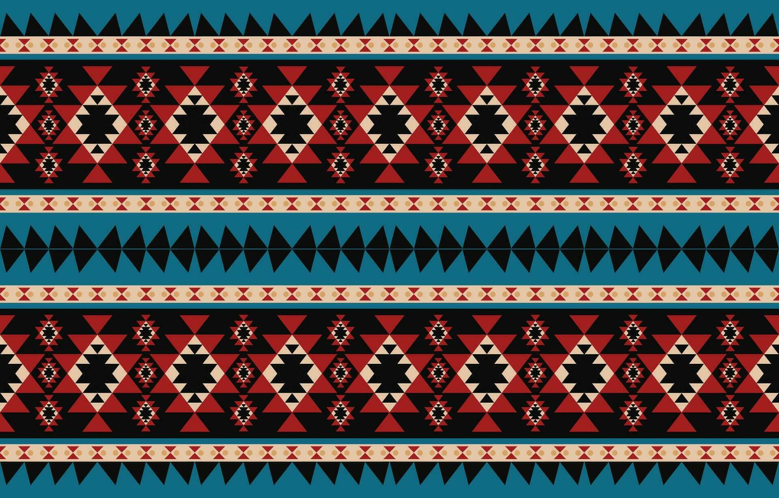 etnico astratto ikat arte. azteco ornamento Stampa. geometrico etnico modello senza soluzione di continuità colore orientale. design per sfondo ,tenda, tappeto, sfondo, vestiario, avvolgere, batik, vettore illustrazione.