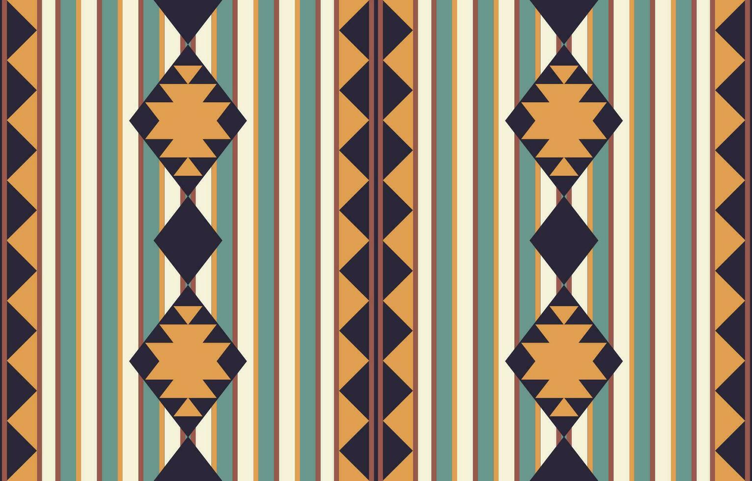 etnico astratto ikat arte. azteco ornamento Stampa. geometrico etnico modello senza soluzione di continuità colore orientale. design per sfondo ,tenda, tappeto, sfondo, vestiario, avvolgere, batik, vettore illustrazione.