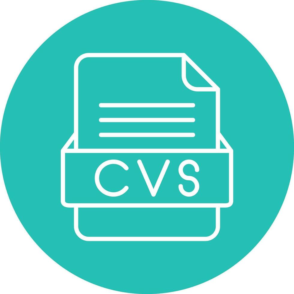 cv file formato vettore icona