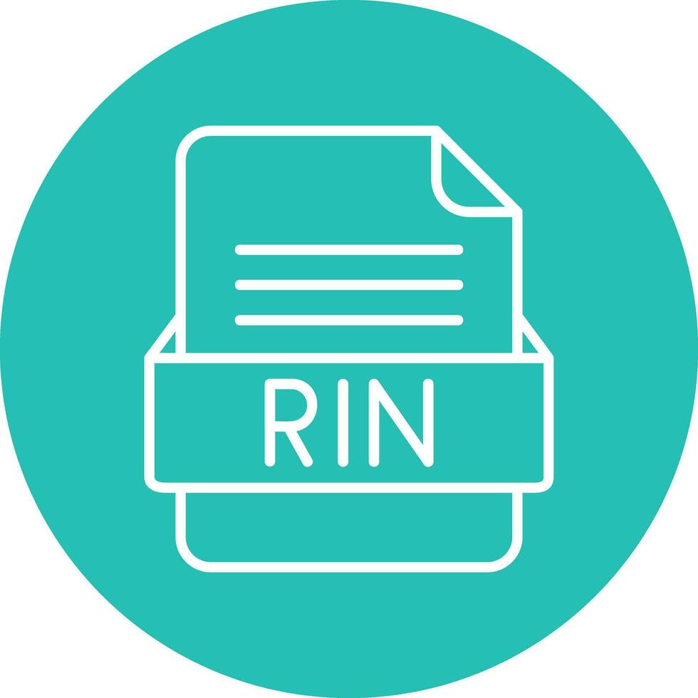 rin file formato vettore icona