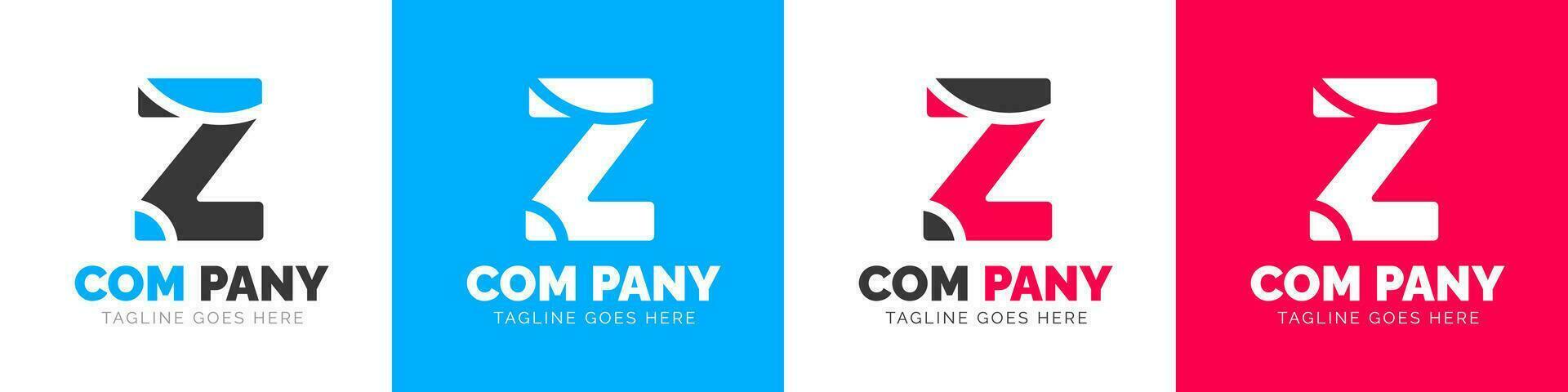 aziendale moderno attività commerciale creativo minimo azienda lettera z logo icona vettore design modello impostare.