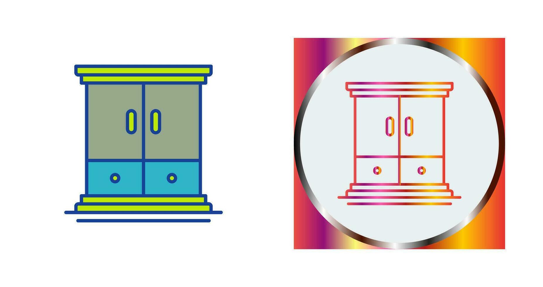 armadio vettore icona