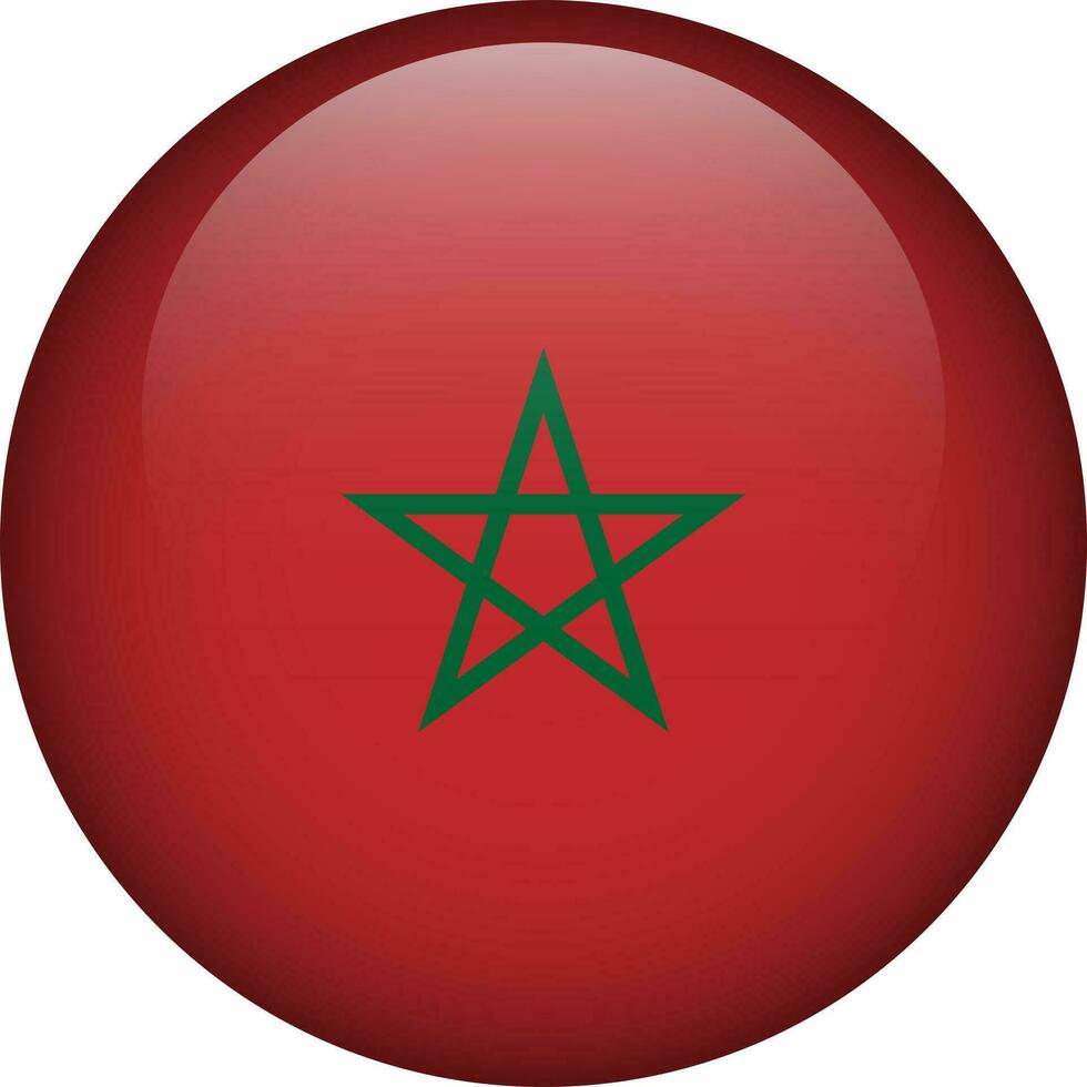 Marocco bandiera pulsante. emblema di Marocco. vettore bandiera, simbolo. colori e proporzione correttamente.