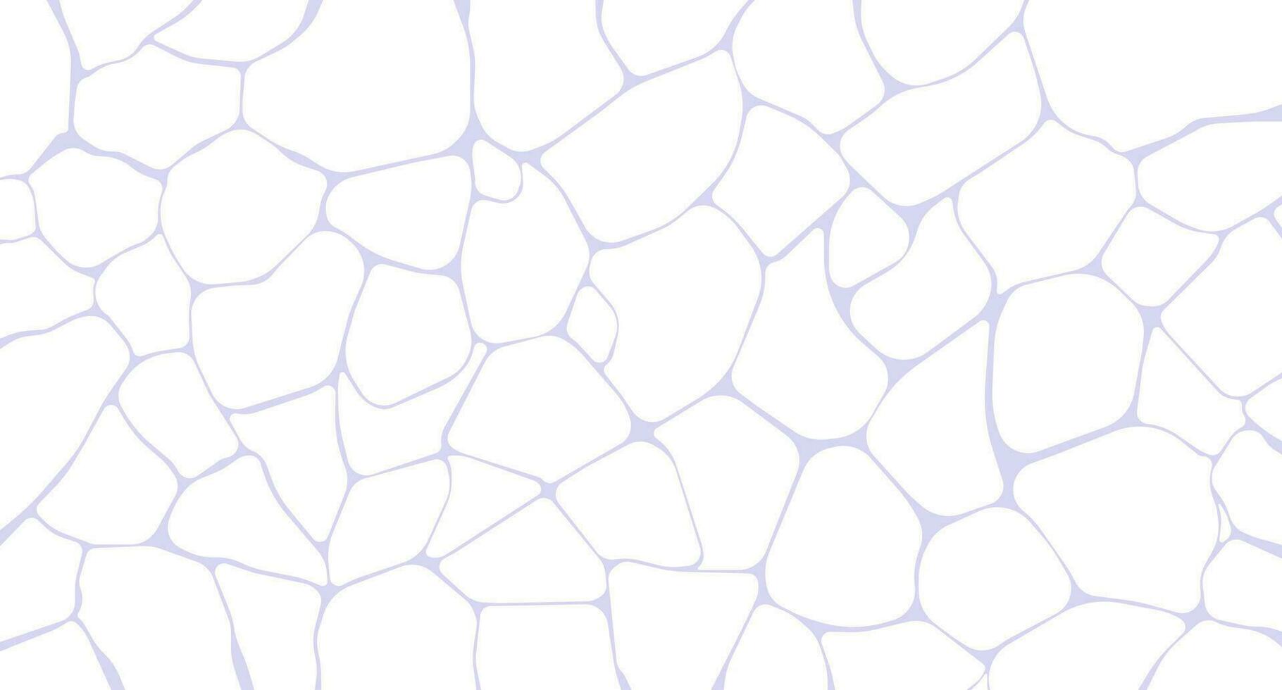 scintillante formosa Linee nel nuoto piscina 2d lineare cartone animato oggetto. ciottoli acqua isolato linea vettore elemento bianca sfondo. strada pavimentazione pietre, pavage superficie colore piatto individuare illustrazione