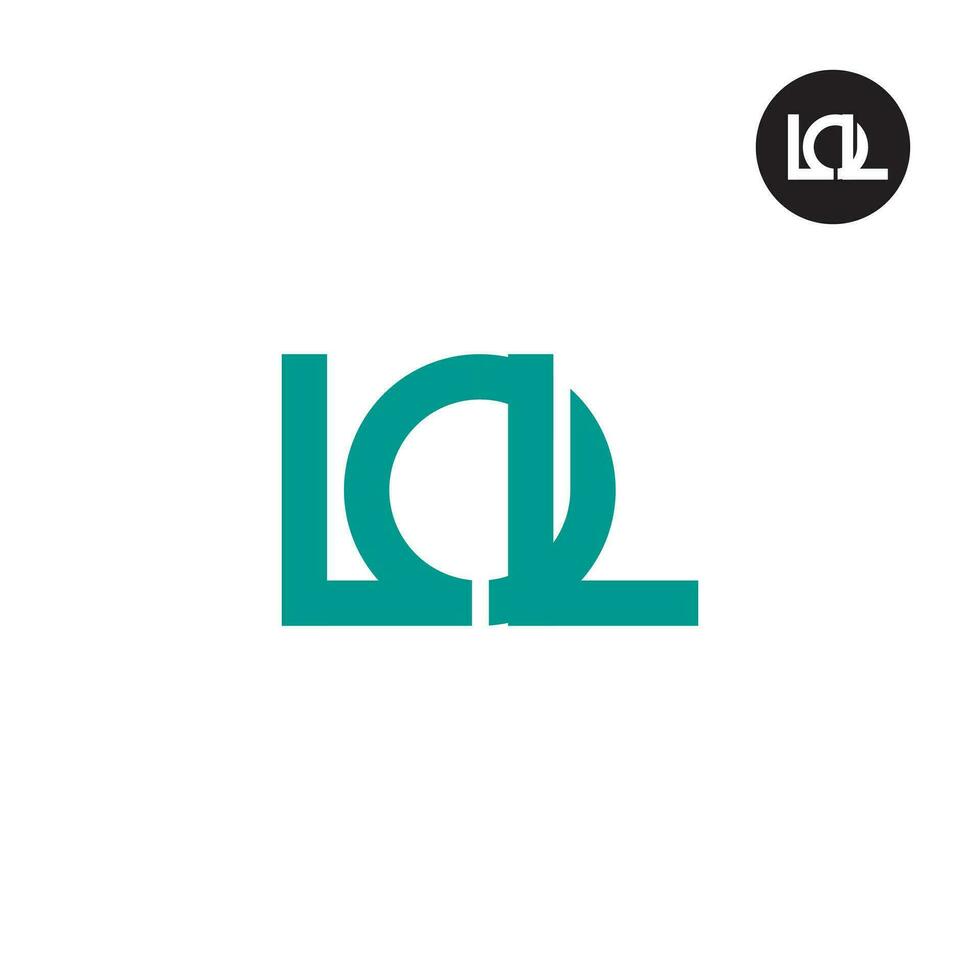 lettera lol monogramma logo design vettore